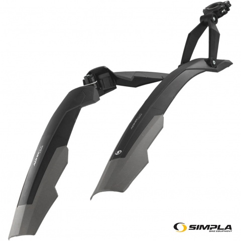 Błotniki Enduro 27,5-29" CZARNO-SZARE