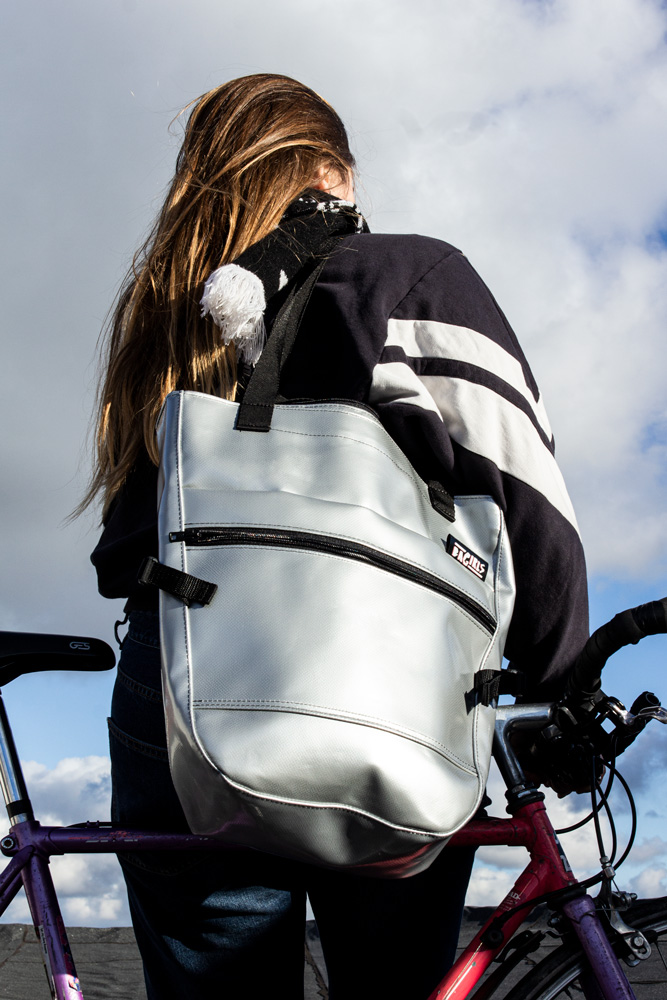 Torba i sakwa rowerowa Bagirls Silver Fox
